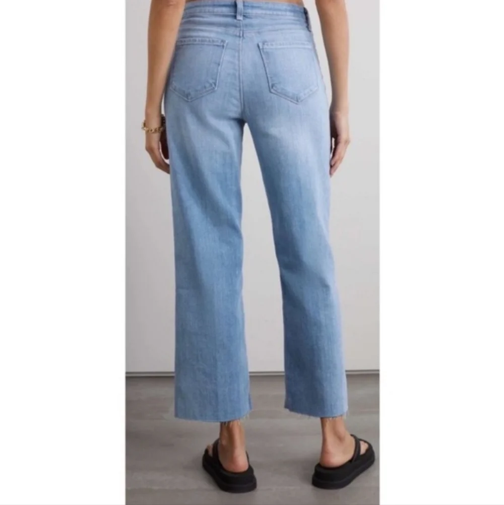 L'AGENCE Sky Blue Ankle Jeans - Picture 3 of 13